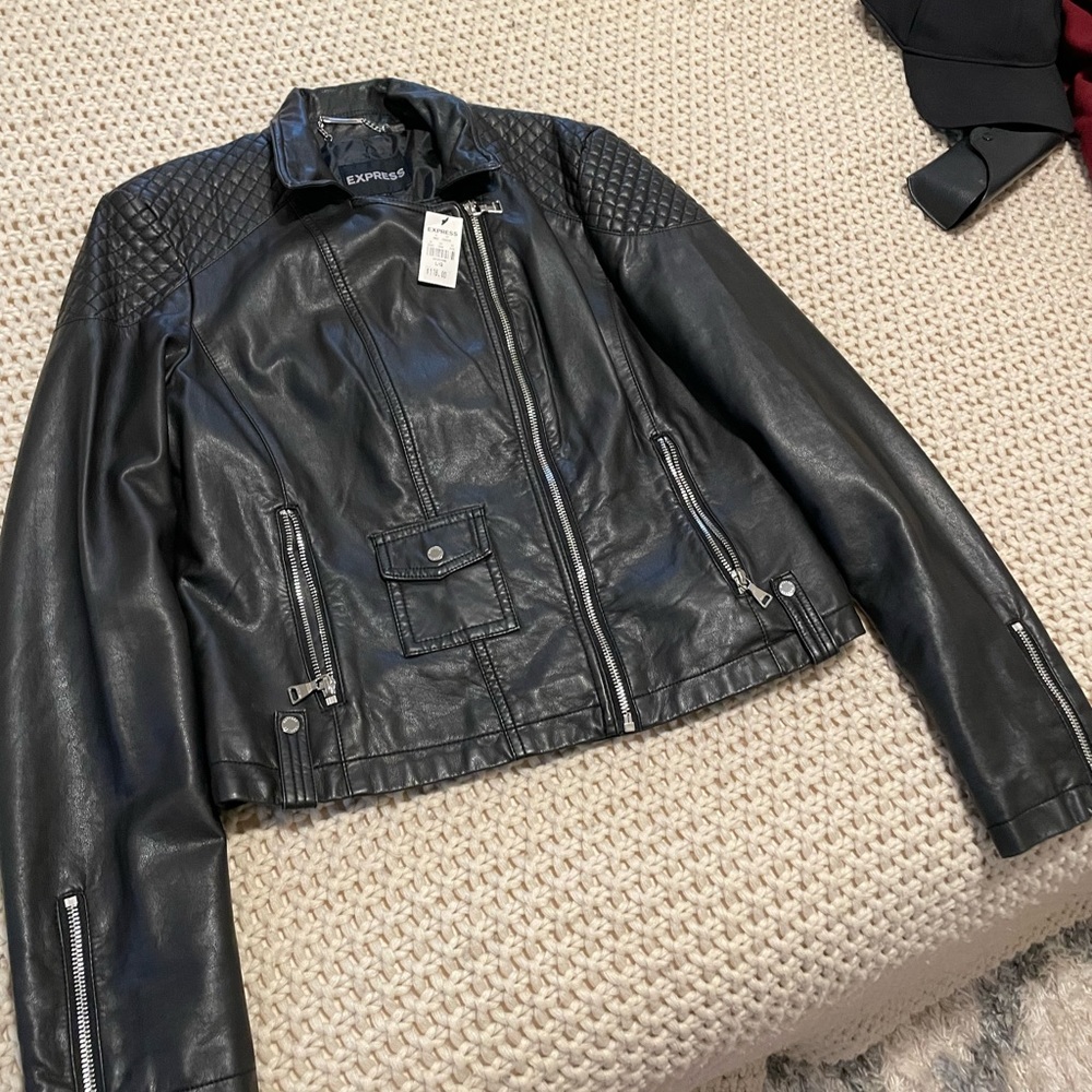 Express leather jacket